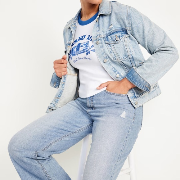 NWT OLD NAVY Graphic Crop Tank Top Color: White Lilies - Picture 4 of 5